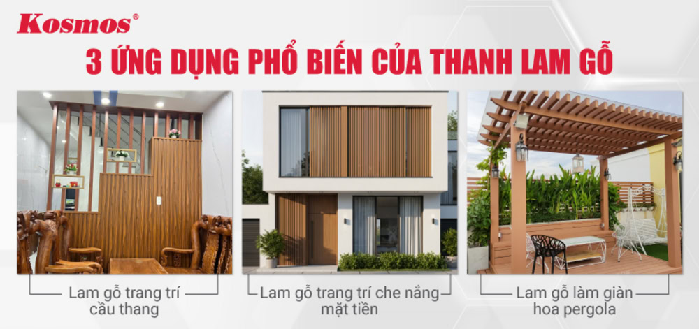 3 ứng dụng phổ biến của thanh lam gỗ 3 ứng dụng phổ biến của thanh lam gỗ