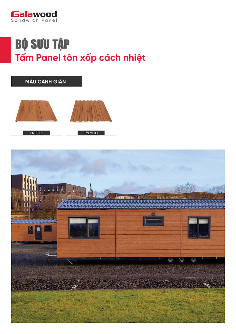 Bộ tấm panel tôn xốp cách nhiệt màu cánh gián Bộ tấm panel tôn xốp cách nhiệt màu cánh gián