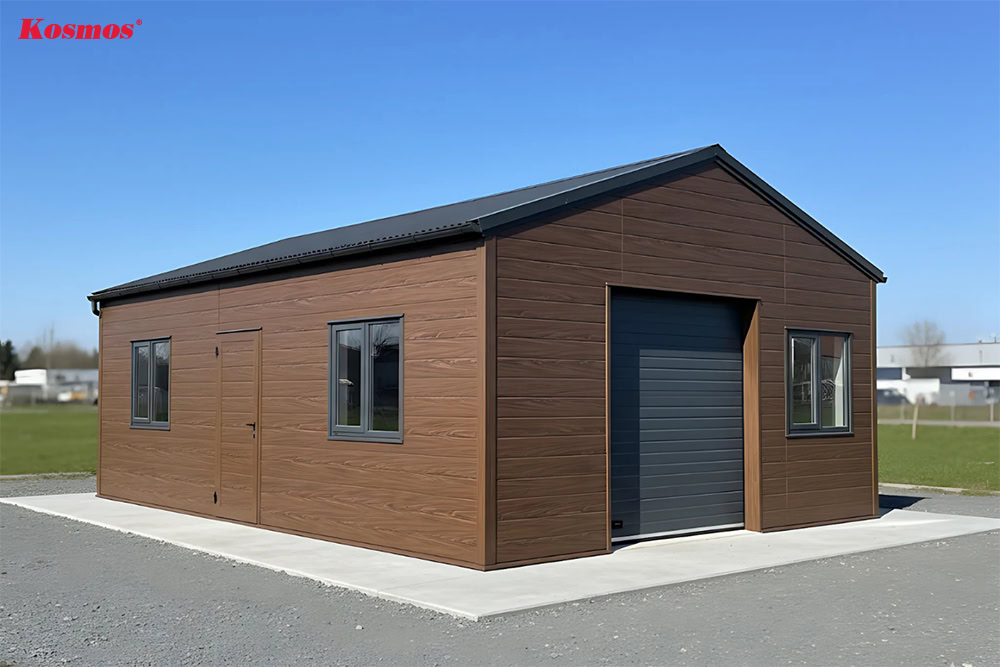 Bộ tấm Panel và phụ kiện màu nâu Walnut bề mặt bóng ốp vách tường nhà kho Bộ tấm Panel và phụ kiện màu nâu Walnut bề mặt bóng ốp vách tường nhà kho