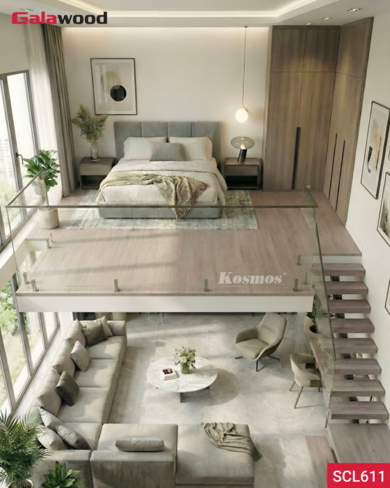 Công trình thực tế sàn gác lửng SCL611