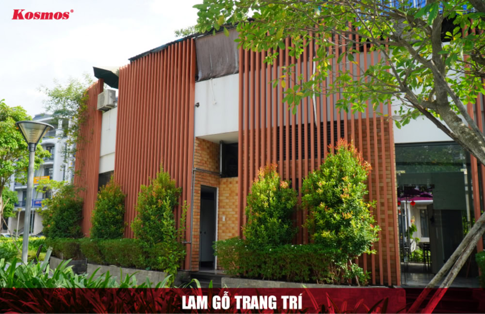 Lam gỗ trang trí mặt dựng Lam gỗ trang trí mặt dựng