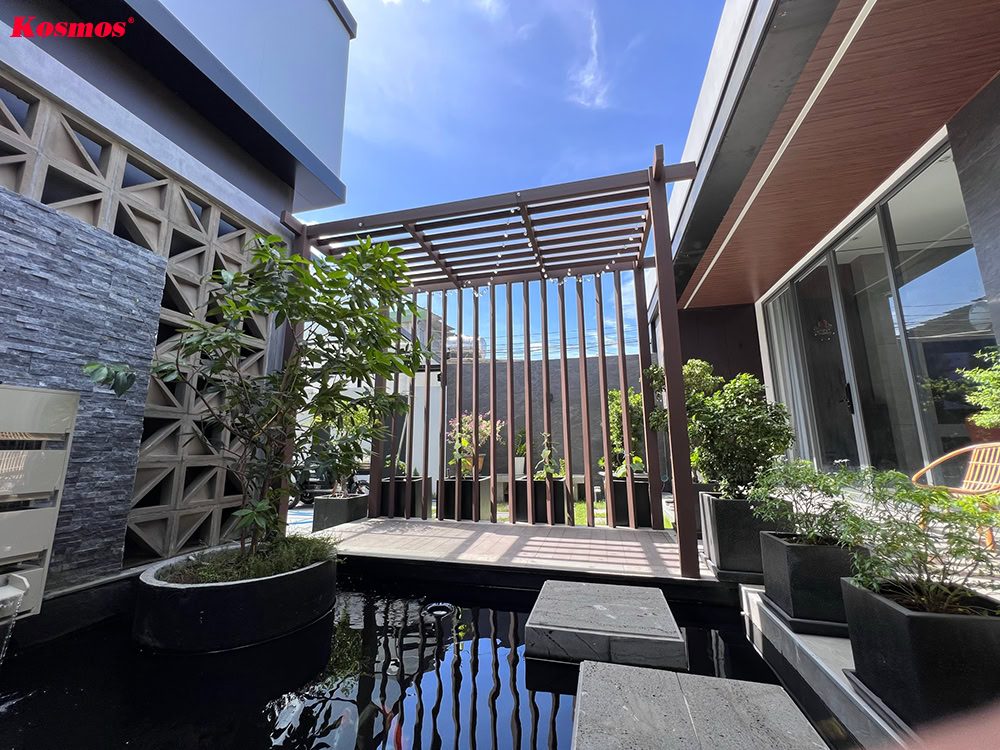 Thanh lam gỗ nhựa ngoài trời Thanh lam gỗ nhựa ngoài trời