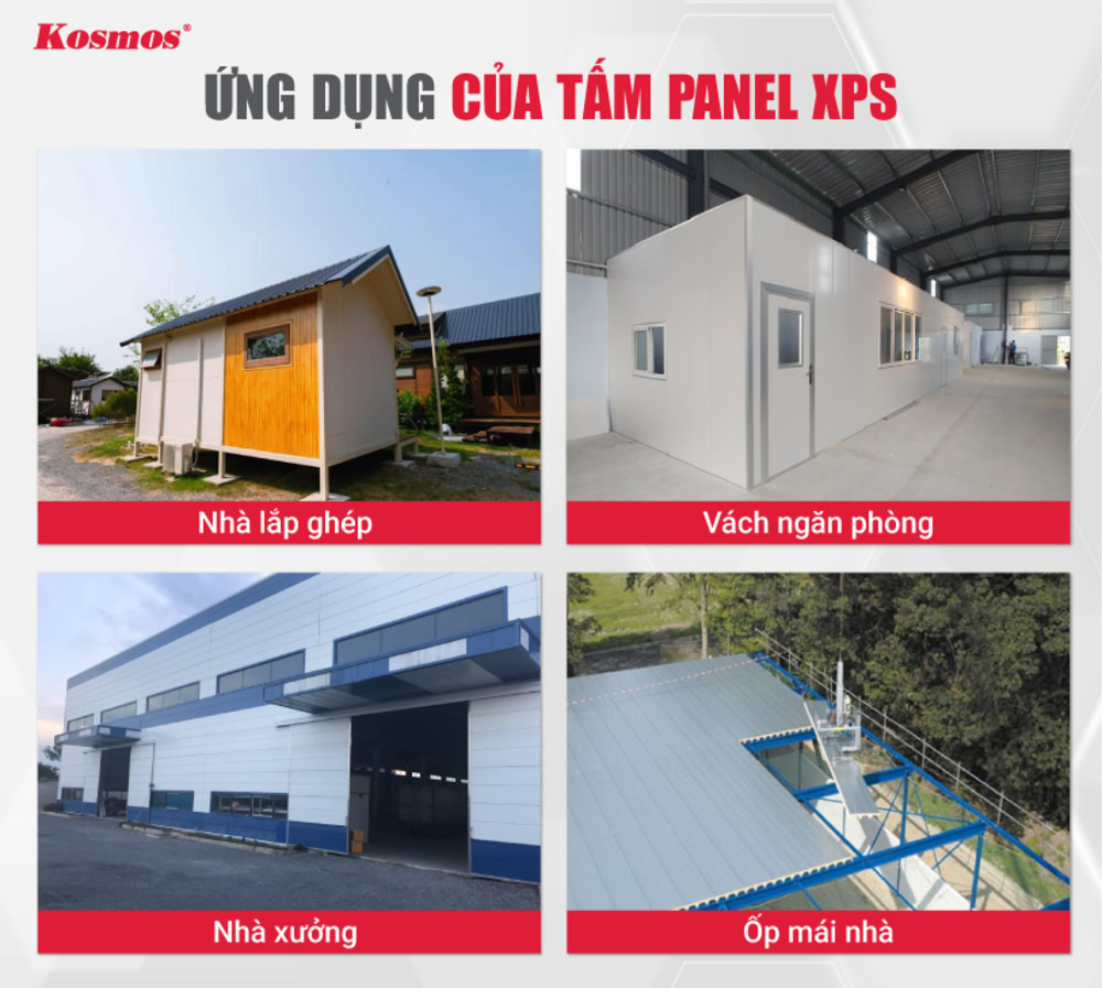 Ứng dụng của tấm panel XPS