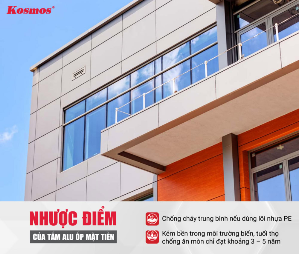 2 nhược điểm khi dùng tấm aluminium ốp mặt tiền
