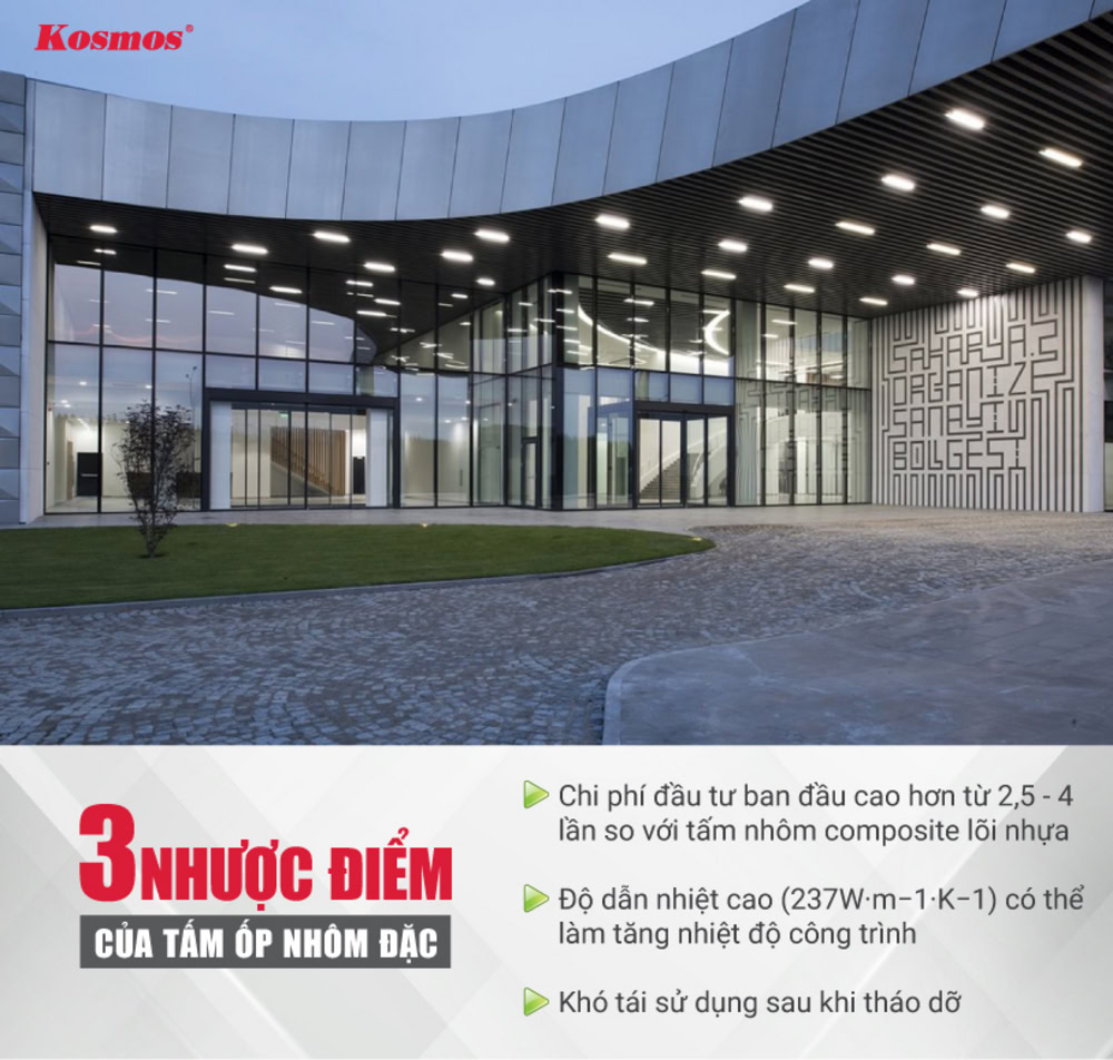 3 nhược điểm của tấm ốp nhôm đặc 3 nhược điểm của tấm ốp nhôm đặc