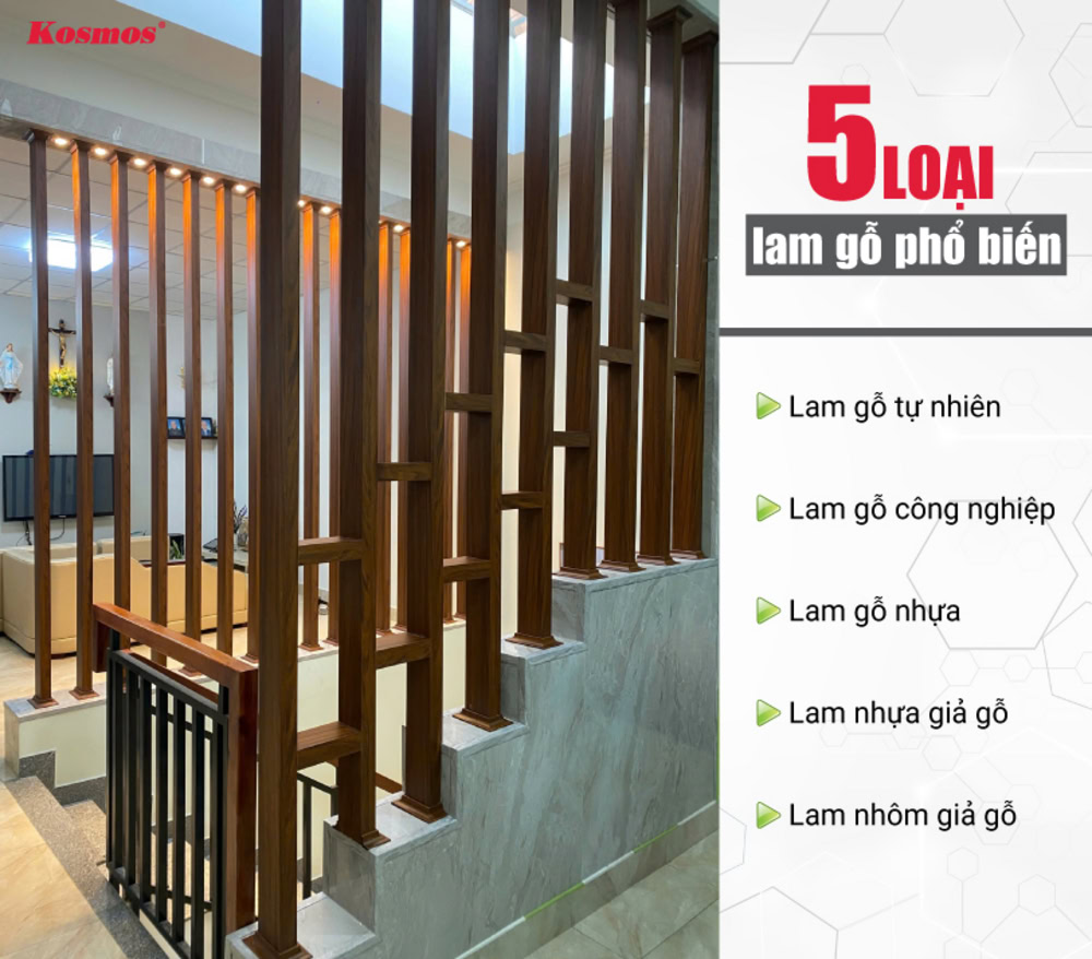 5 loại lam gỗ phổ biến