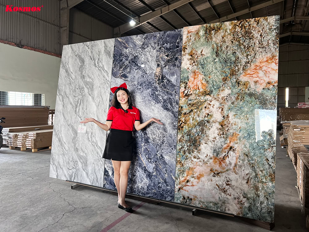 Các dòng tấm ốp than tre vân đá đẹp, chân thực đến từ Kosmos