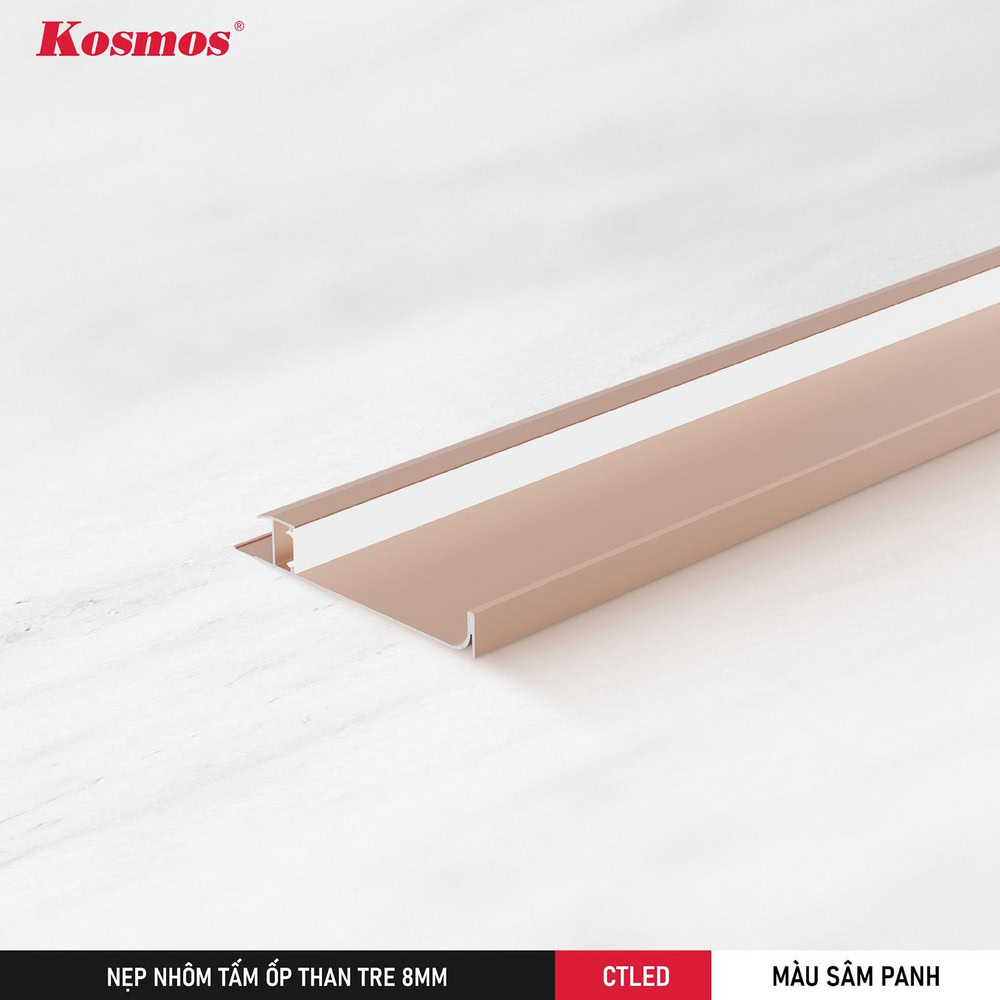 CTLED-V màu sâm panh thuộc nhóm màu trung tính sáng, mang cảm giác nhẹ nhàng