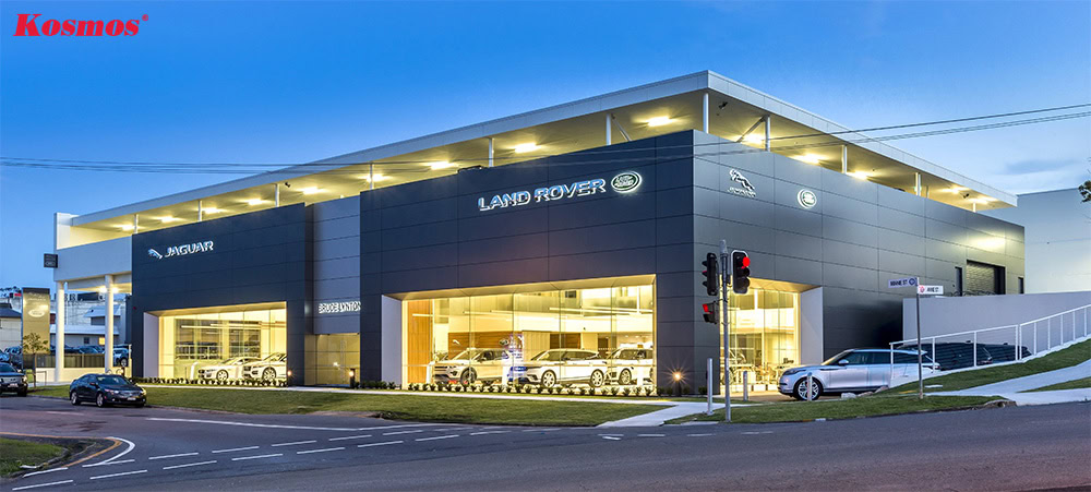 Cửa hàng trưng bày ốp alu cho mặt tiền