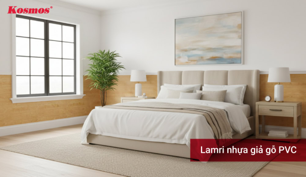 Lamri nhựa giả gỗ PVC