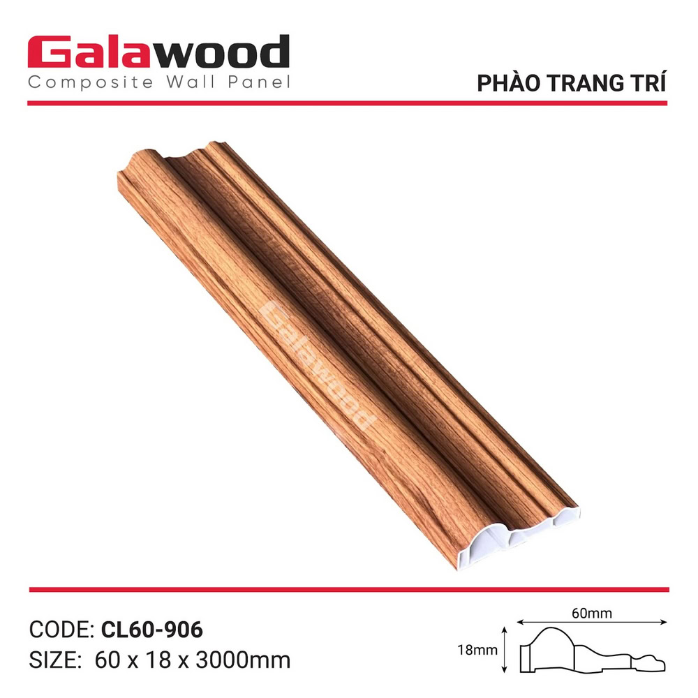 Offset yellow-orange molding, code CL60-906