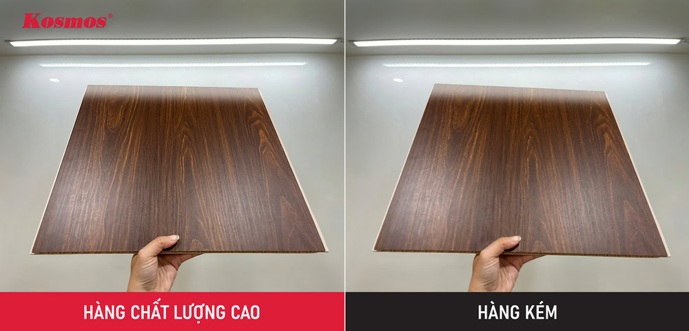 Panno miray plastik Nano ki gen aparans bwa ak modèl klè.