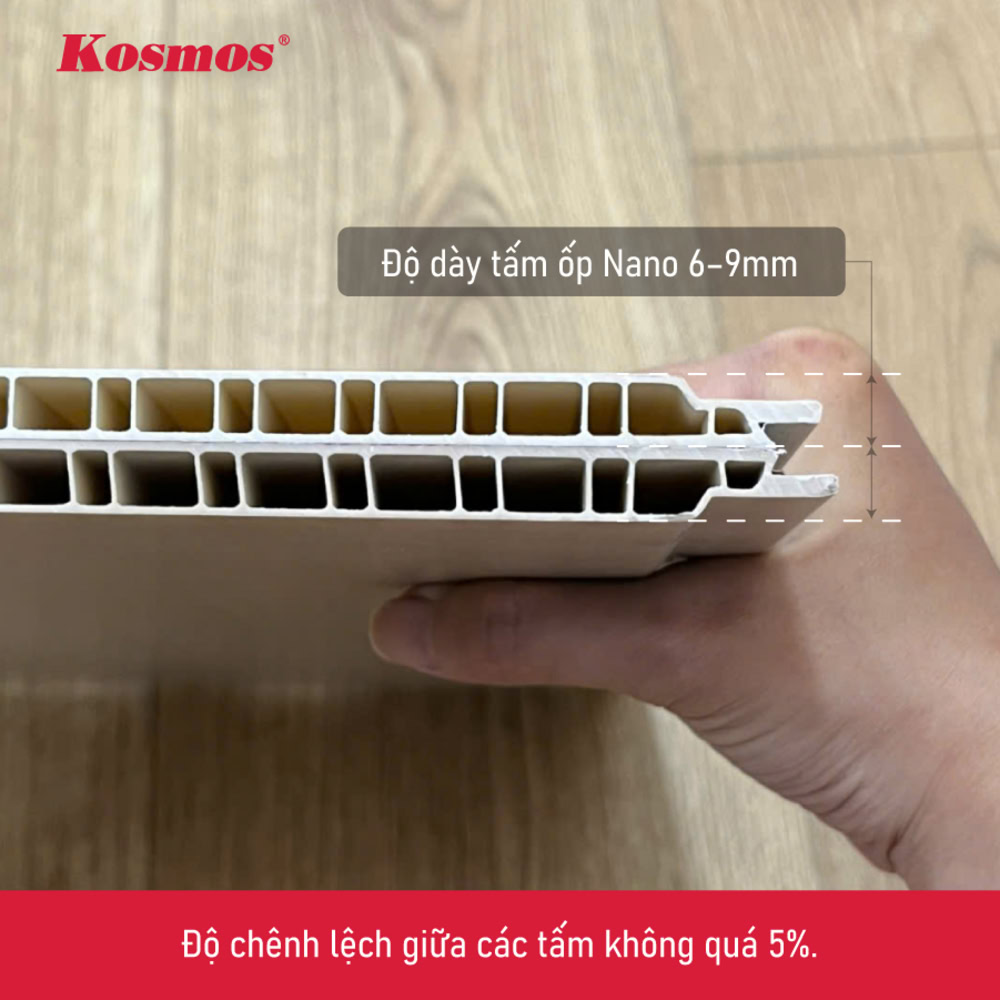 Panno revètman nano-plastik kalite siperyè yo gen yon epesè 6-9mm, ak yon tolerans ki pa plis pase 5%.