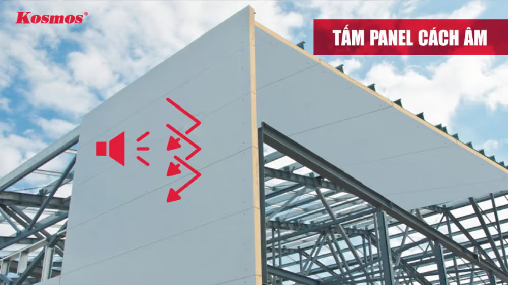 Tấm panel cách âm là có khả năng ngăn chặn và phản xạ dao động âm thanh Tấm panel cách âm là có khả năng ngăn chặn và phản xạ dao động âm thanh