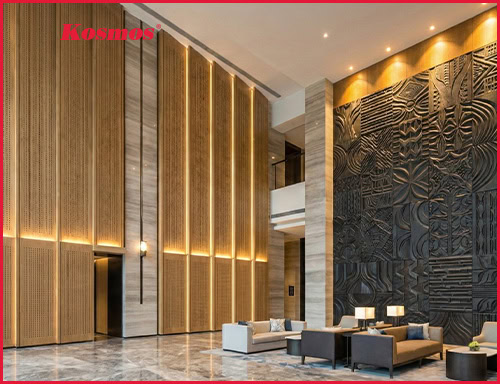 So sánh tấm gỗ tiêu âm và tấm ốp than tre vân điêu khắc: Nên chọn loại nào?