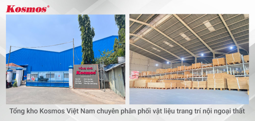 Tổng kho Kosmos Việt Nam chuyên phân phối vật liệu trang trí nội ngoại thất