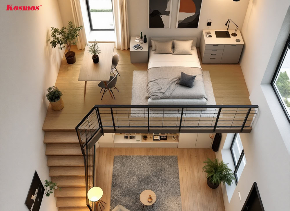 Công trình sàn nhựa chịu lực bền đẹp, dễ vệ sinh