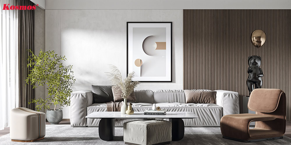 Công trình ứng dụng tấm ốp than tre lam sóng giả gỗ