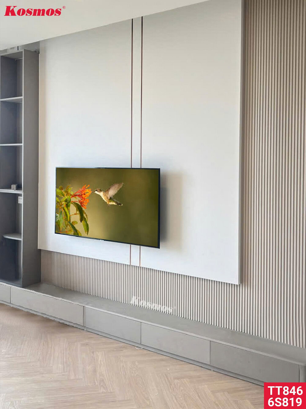 Công trình ứng dụng tấm ốp than tre vân giấy tinh tế