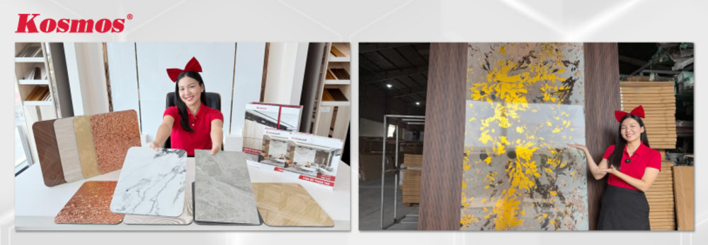 Kosmos sở hữu bộ sưu tập tấm ốp than tre đẹp, chất lượng