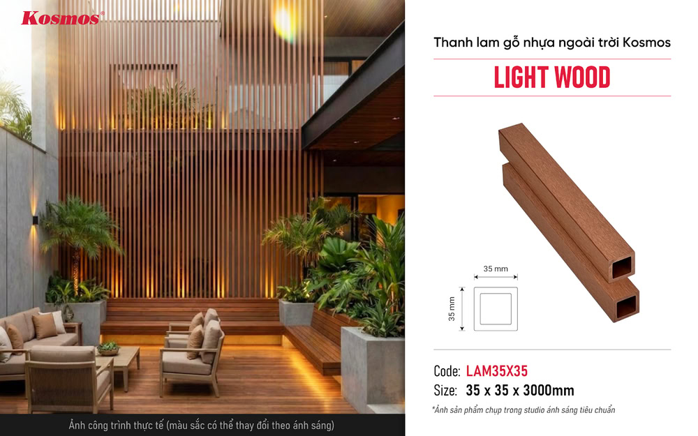 Lam hộp mã Light Wood gỗ vàng cam mang tính thẩm mỹ cao