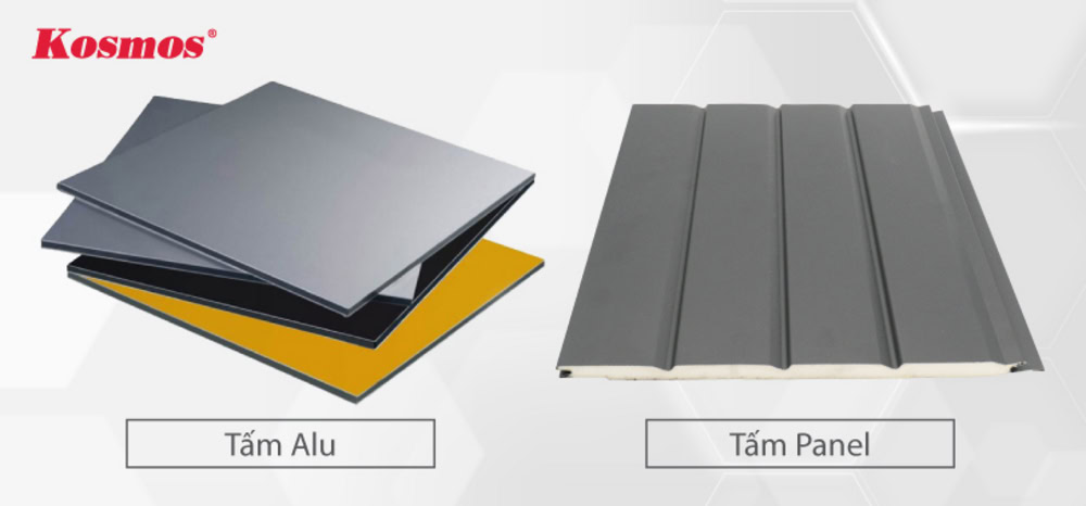 Tấm Alu và tấm Panel