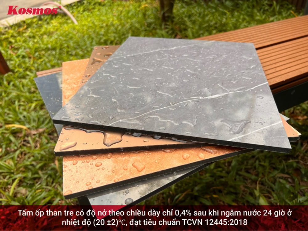 Tấm ốp than tre có khả năng chống ẩm mốc, mối mọt vượt trội