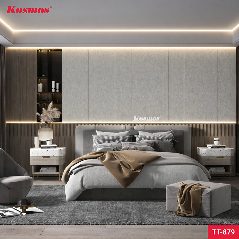 Vân vải canvas vàng kem ánh kim