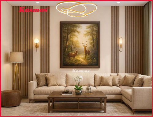 35+ mẫu tấm ốp than tre phòng khách hiện đại, sang trọng 2026