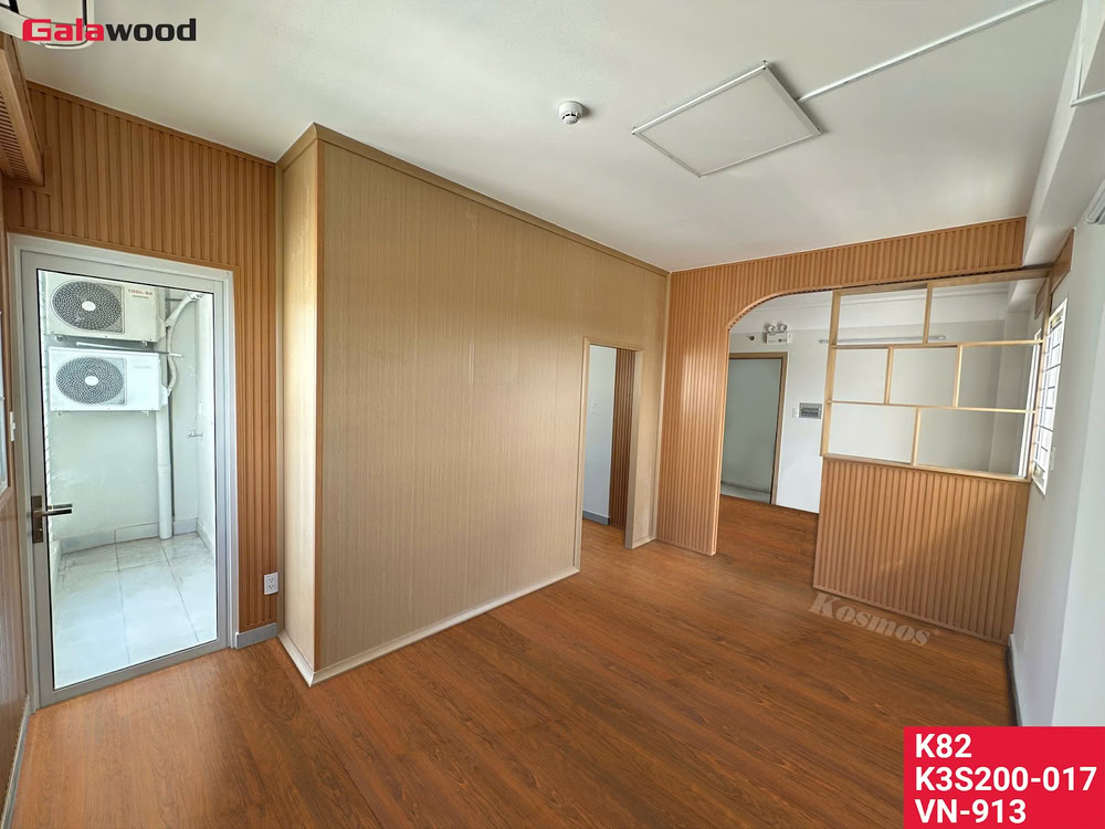 Vách ngăn nhựa PVC được dùng để chia tách các không gian trong nhà ở