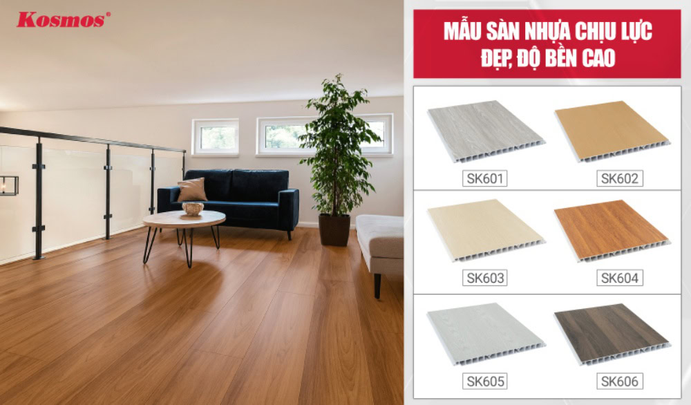 Yon koleksyon bèl modèl planche vinil ki dirab, epi ki gen gwo rezistans.
