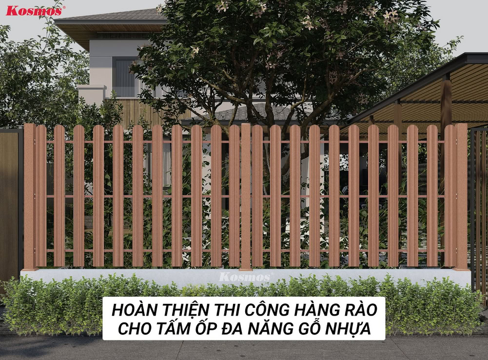 The project involves completing the installation of multi-purpose wood-plastic composite fencing.
