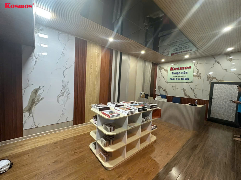 Đại lý Kosmos chuyên thi công nẹp đồng uy tín và chất lượng