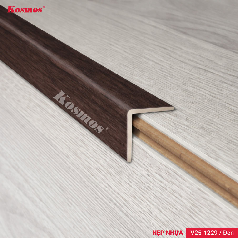 Hình ứng dụng lắp đặt nẹp nhựa sàn gỗ V25-1229