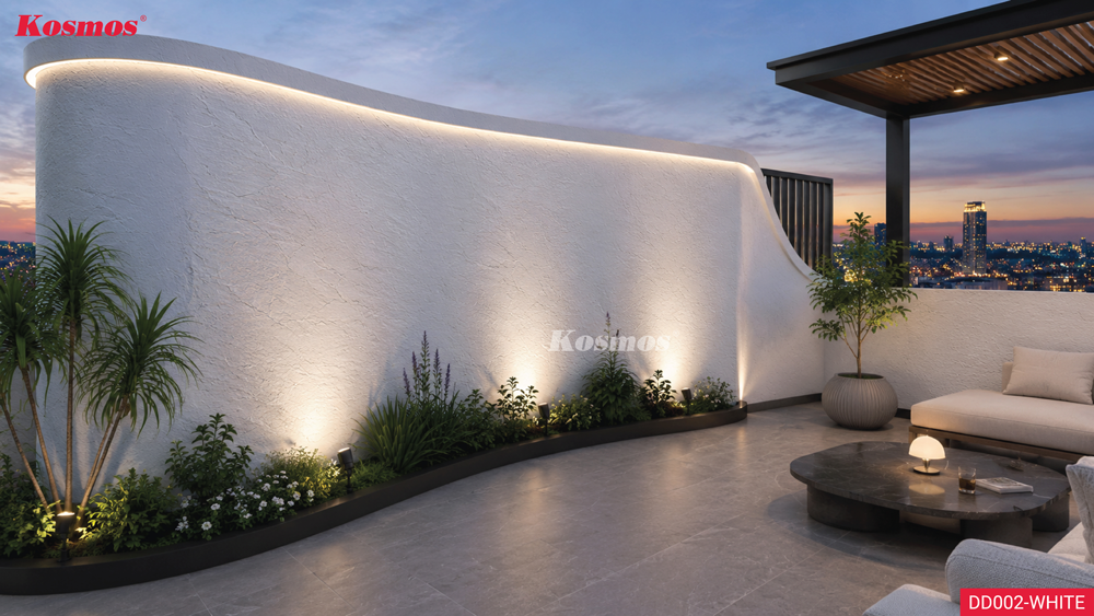 Nên vệ sinh bề mặt thường xuyên để tấm ốp DD002-WHITE luôn trắng