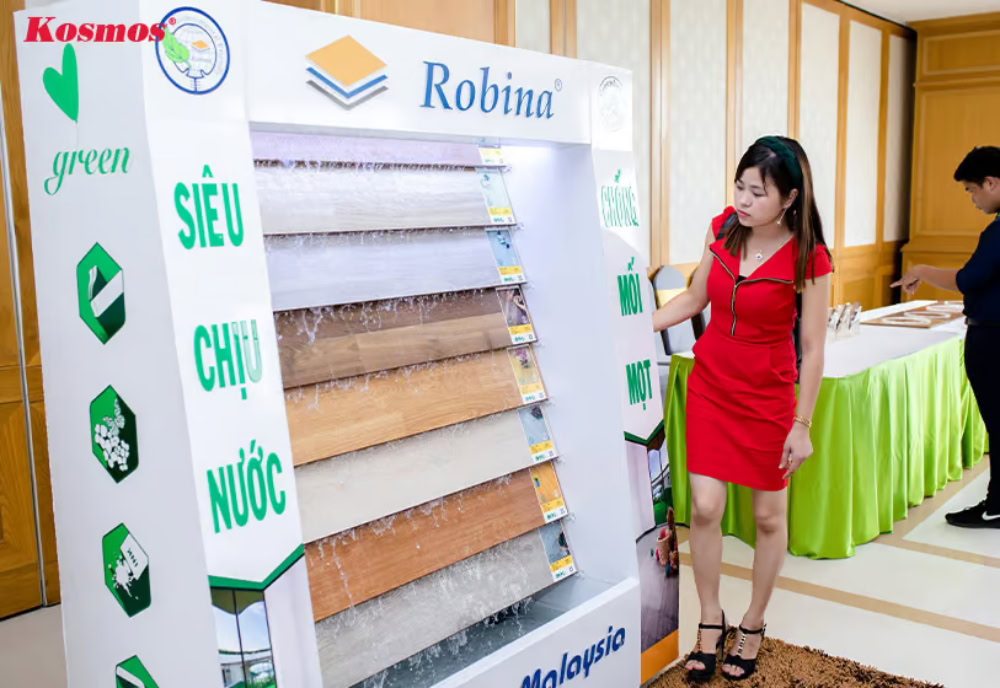 Sàn gỗ Robina Aqua siêu chịu nước, chống mối mọt hiệu quả
