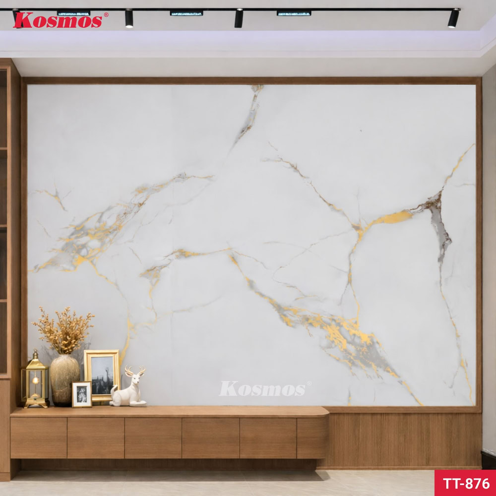 Tấm ốp than tre Pandora TT-876 ốp vách tường phòng khách