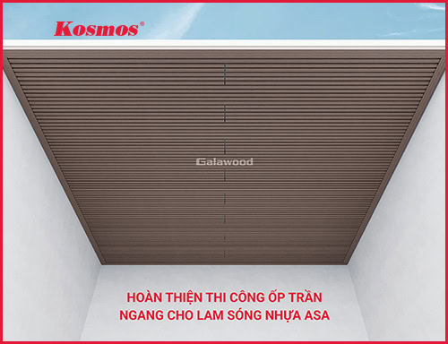 Enstriksyon pou enstale panno plafon plastik ASA 5-vag.