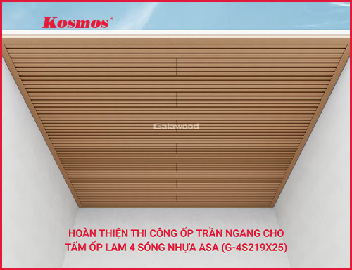 Enstriksyon pou enstale panno plafon plastik ASA 4-vag.