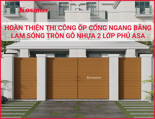 Enstriksyon pou enstale revètman baryè a lè l sèvi avèk panno konpoze bwa-plastik ak kannèl won ak yon kouch ASA 2 kouch.