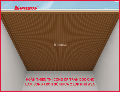 Gid enstalasyon pou panno plafon konpoze bwa-plastik ak kannèl won ak kouch ASA 2 kouch.