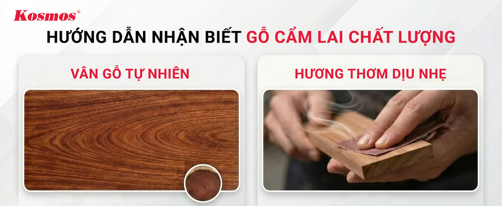 2 cách nhận biết gỗ Cẩm Lai chất lượng