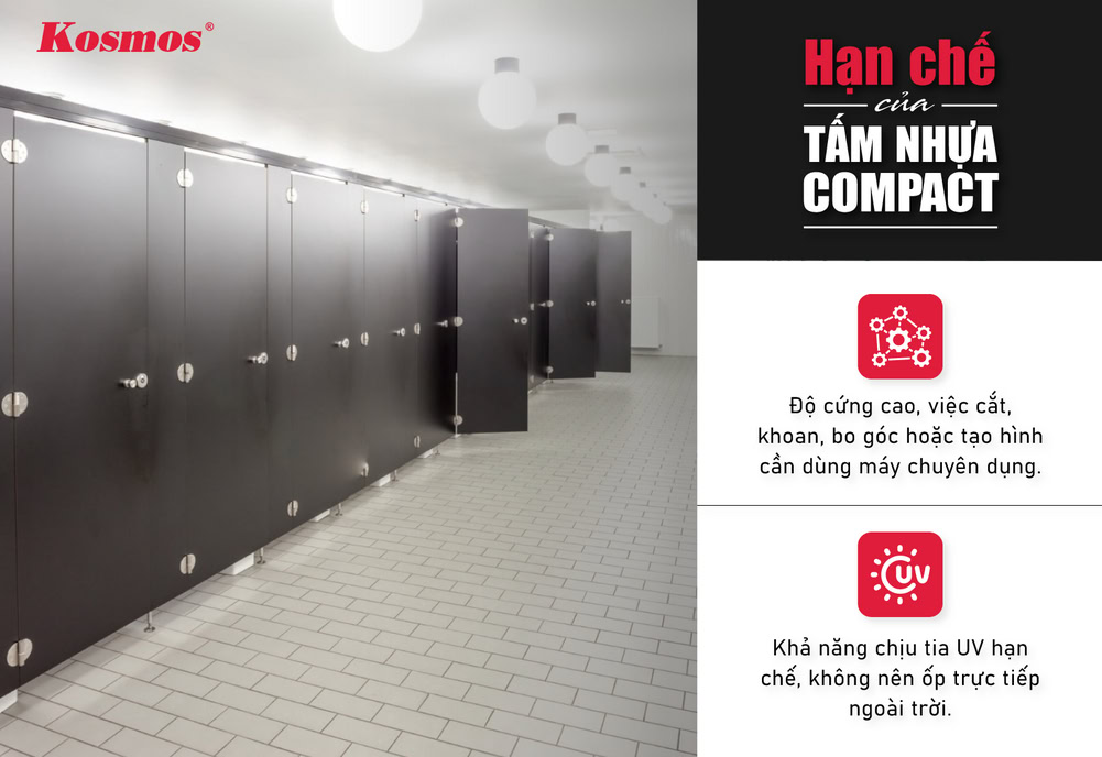 2 hạn chế cần lưu ý của vật liệu nhựa compact