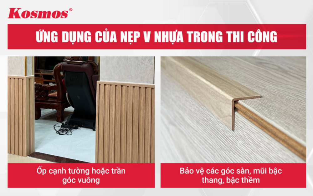 2 ứng dụng của nẹp V nhựa trong thi công 2 ứng dụng của nẹp V nhựa trong thi công