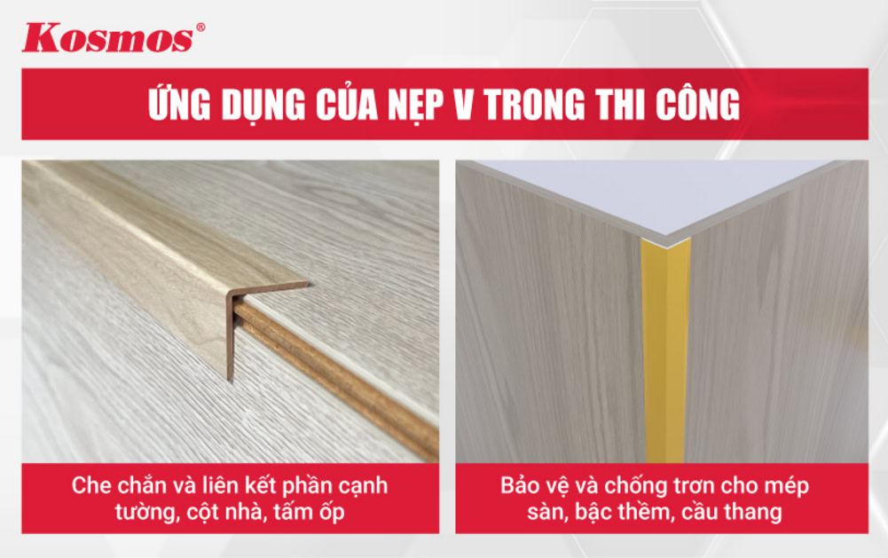 2 ứng dụng của nẹp V trong thi công 2 ứng dụng của nẹp V trong thi công
