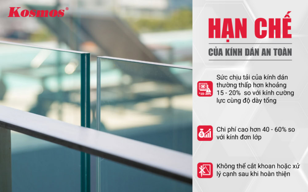 3 hạn chế khi sử dụng kính dán an toàn