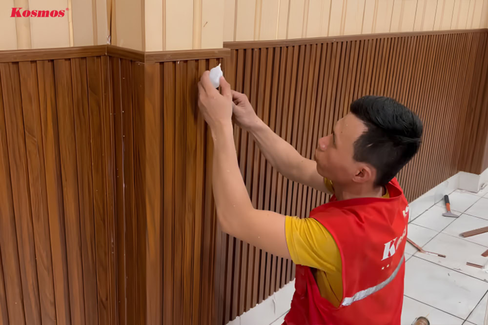 4. Chờ từ 24 - 48 giờ để keo khô hoàn toàn và kiểm tra lại bề mặt