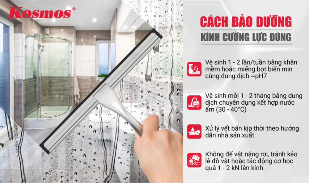 4 lưu ý khi bảo dưỡng kính cường lực
