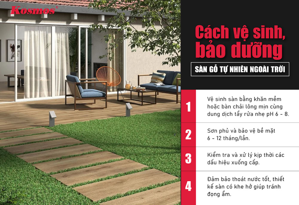 4 lưu ý khi vệ sinh và bảo dưỡng sàn ngoài trời bằng gỗ tự nhiên 4 lưu ý khi vệ sinh và bảo dưỡng sàn ngoài trời bằng gỗ tự nhiên