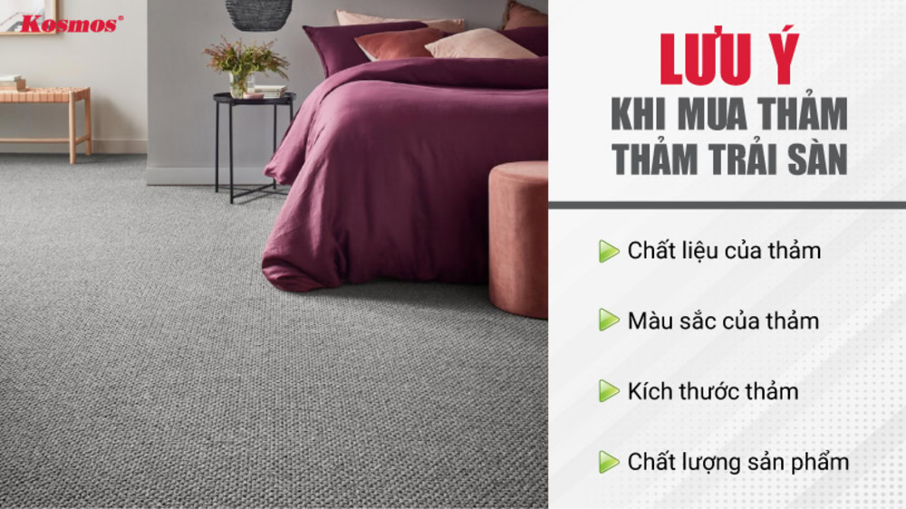 4 lưu ý quan trọng khi mua thảm trải sàn nhà 4 lưu ý quan trọng khi mua thảm trải sàn nhà